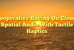 Cooperative Racing On Cloud: Spatial Audio With Tactile Haptics