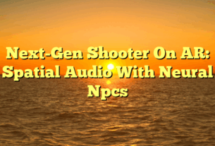 Next-Gen Shooter On AR: Spatial Audio With Neural Npcs