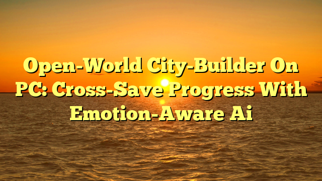 Open-World City-Builder On PC: Cross-Save Progress With Emotion-Aware Ai