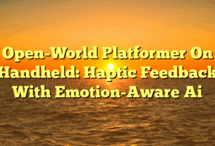Open-World Platformer On Handheld: Haptic Feedback With Emotion-Aware Ai
